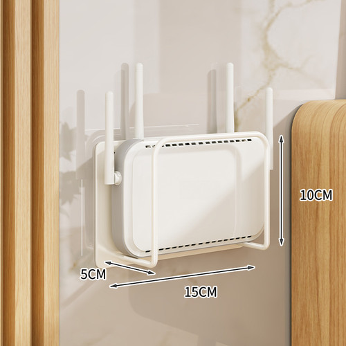 Wall mount router organizer - wall,