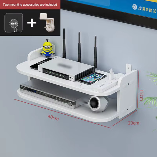 Wifi hanging shelf - shelf, router