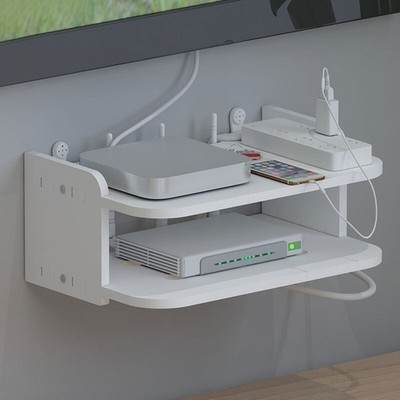 Wall mounted router shelf - mounted,