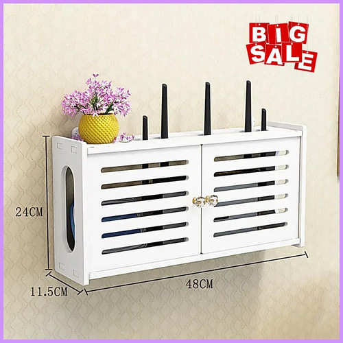 Wall mounted wireless router - mounted,